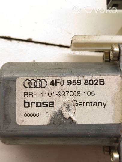 Audi A6 S6 C6 4F Moteur de lève-vitre de porte avant 4F0959802B