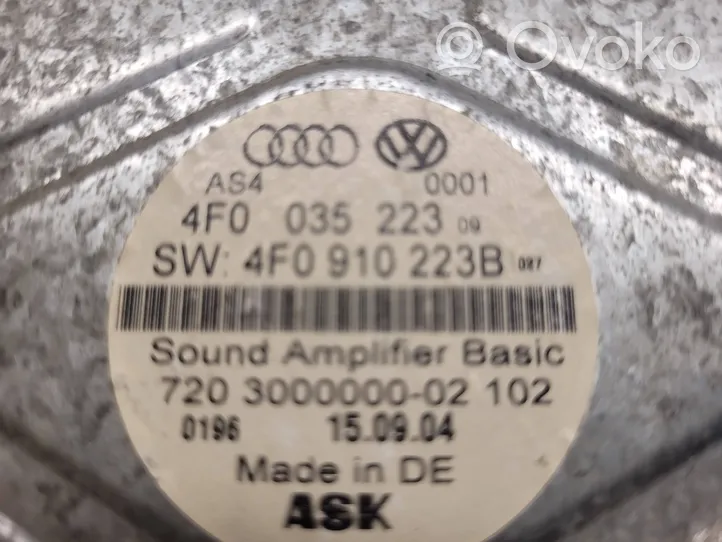 Audi A6 S6 C6 4F Amplificatore 4F0035223
