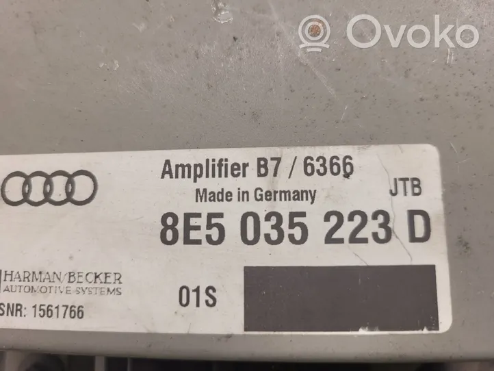 Audi A4 S4 B7 8E 8H Amplificatore 8E5035223D