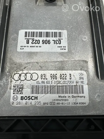 Audi A4 S4 B8 8K Engine control unit/module ECU 03L906022B
