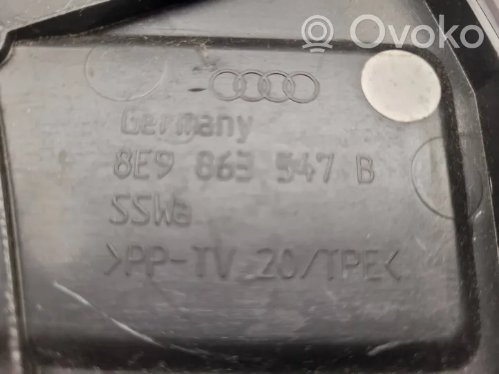 Audi A4 S4 B7 8E 8H Element schowka koła zapasowego 8E9863547B