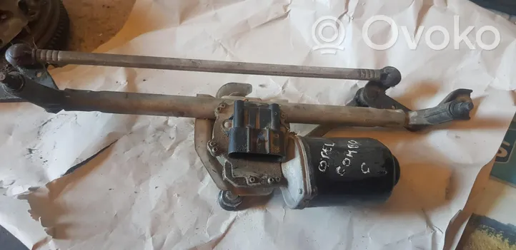 Opel Combo C Front wiper linkage and motor 09225616
