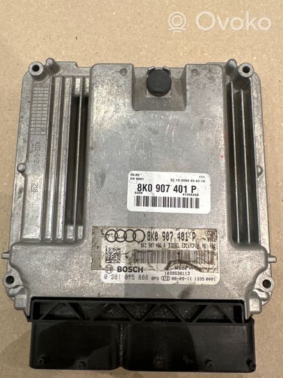 Audi A5 8T 8F Calculateur moteur ECU 8K0907401P