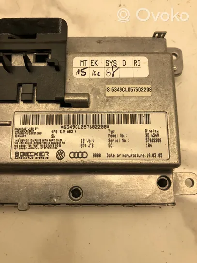 Audi A6 S6 C6 4F Ekrāns / displejs / mazais ekrāns 4F0919603A