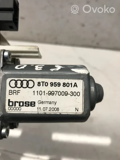 Audi A5 8T 8F Priekinis varikliukas langų pakėlėjo 8T0959801A