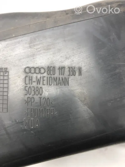 Audi A4 S4 B7 8E 8H Välijäähdyttimen ilmakanavan ohjain 8E0117336N