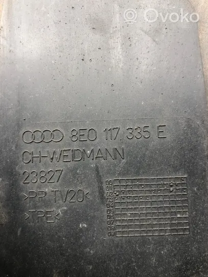 Audi A4 S4 B6 8E 8H Prowadnica powietrza intercoolera 8E0117335E