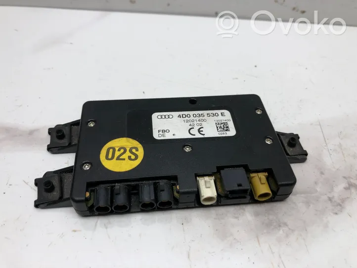 Audi A4 S4 B6 8E 8H Unidad de control de la antena 4D0035530E