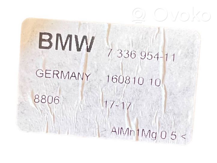 BMW 5 G30 G31 Rivestimento modanatura del vetro della portiera anteriore 7336954