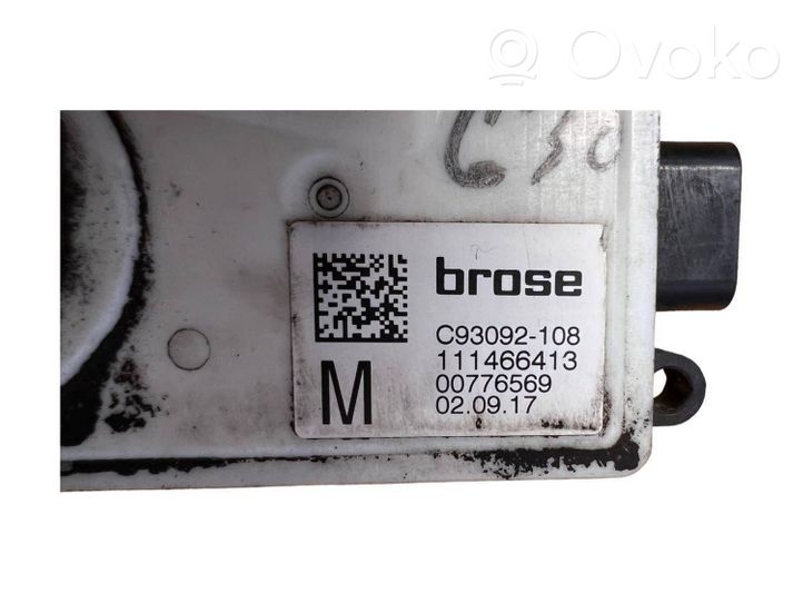 BMW 5 G30 G31 Motore deflettore aria radiatore C93092108