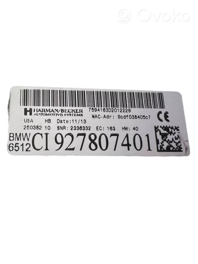 BMW X5 E70 Radio/CD/DVD/GPS-pääyksikkö 65129278074