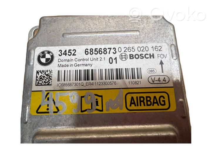 BMW 6 F12 F13 Oro pagalvių valdymo blokas 34526856873