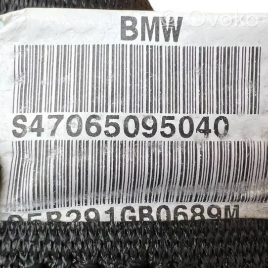 BMW 5 E60 E61 Saugos diržas galinis 7065095