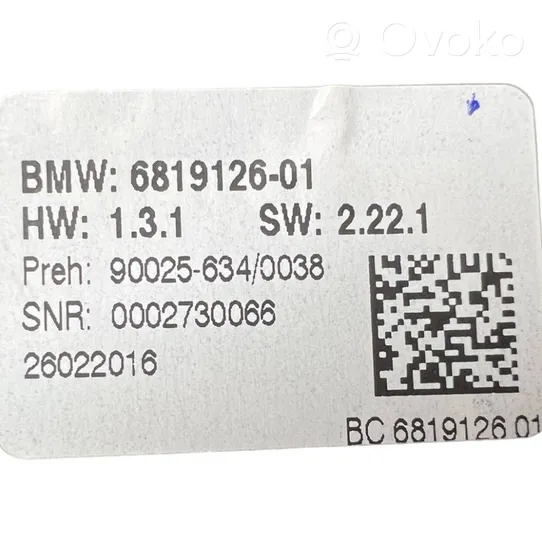 BMW 5 F10 F11 Centralina del climatizzatore 6819126