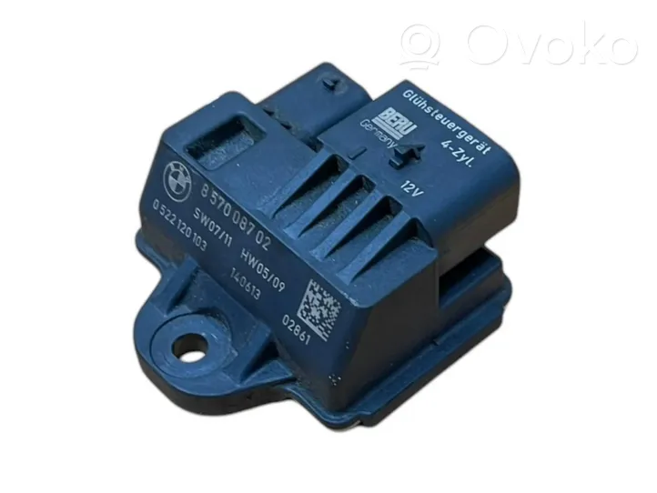 BMW 3 F30 F35 F31 Przekaźnik / Modul układu ogrzewania wstępnego 8570087