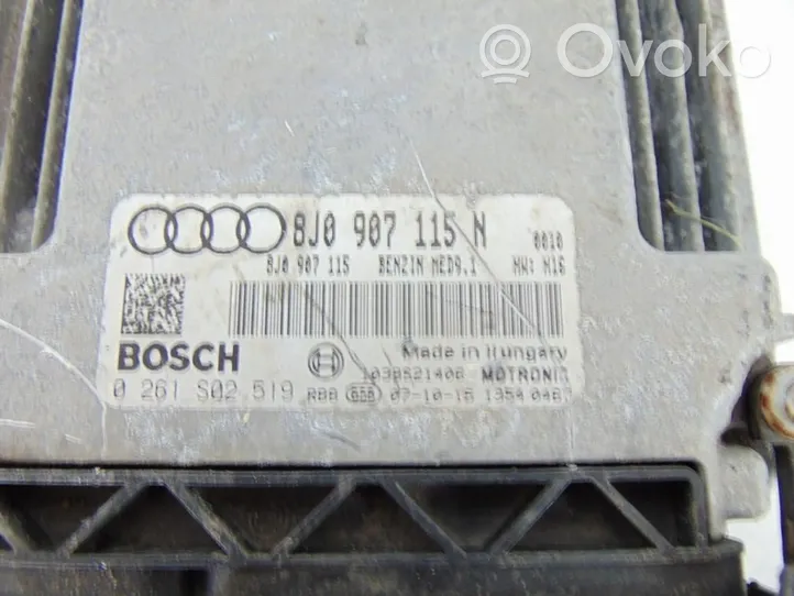 Audi TT TTS Mk2 Unité de commande, module ECU de moteur 8J0907115N