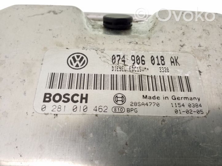 Volkswagen Transporter - Caravelle T4 Sterownik / Moduł ECU 074906018AK