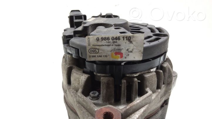 Toyota Corolla Verso E121 Alternador 0986046110