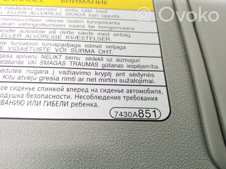 Mitsubishi Outlander Osłona przeciwsłoneczna szyberdachu 7620A638