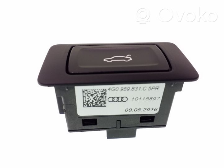 Audi Q7 4M Interruptor para abrir la puerta trasera 4G0959831C