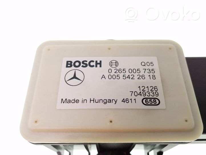 Mercedes-Benz E W212 Capteur de vitesse de lacet d'accélération ESP 0265005735