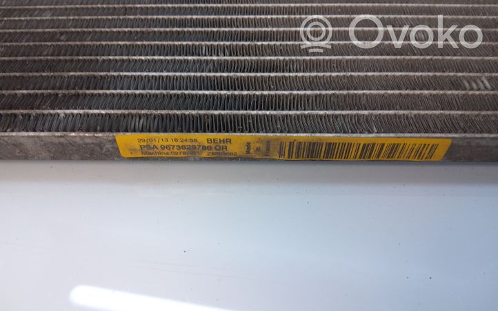 Citroen Jumpy A/C cooling radiator (condenser) 9673629780