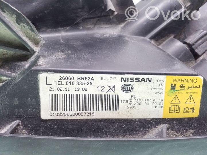 Nissan Qashqai Priekinis žibintas 26060BR62A