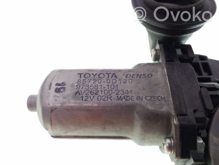 Toyota Auris 150 Galinis varikliukas langų pakėlėjo 857200D120