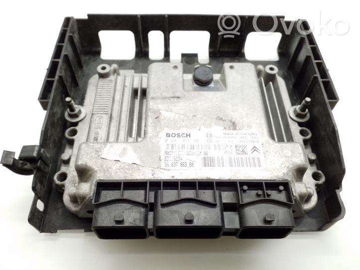 Peugeot 207 Sterownik / Moduł ECU 9663786380