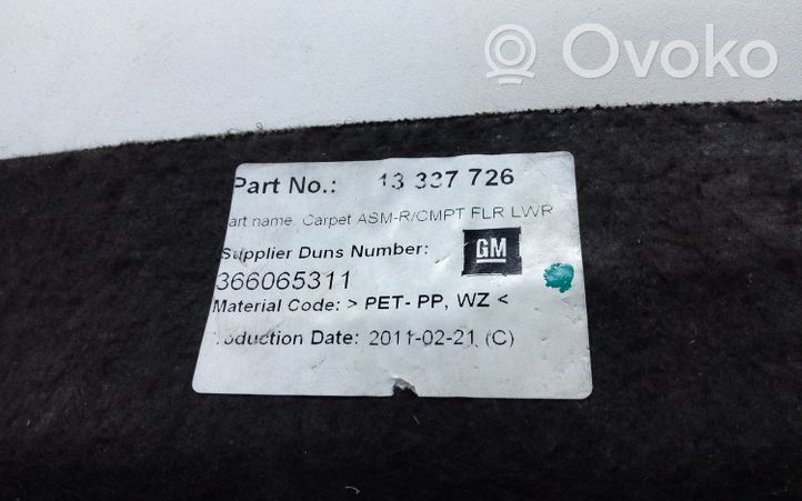 Opel Astra J Wykładzina podłogowa bagażnika 13337726