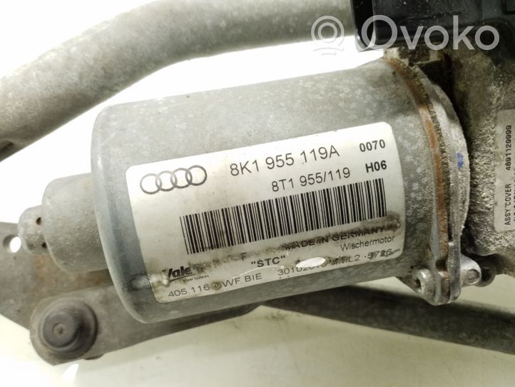 Audi A4 S4 B8 8K Front wiper linkage and motor 8K1955119A