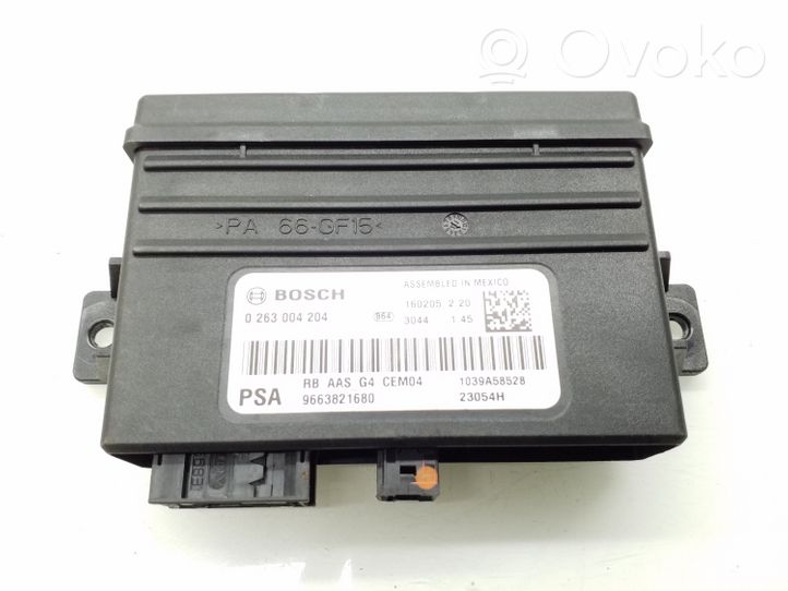 Citroen C4 I Unité de commande, module PDC aide au stationnement 9663821680