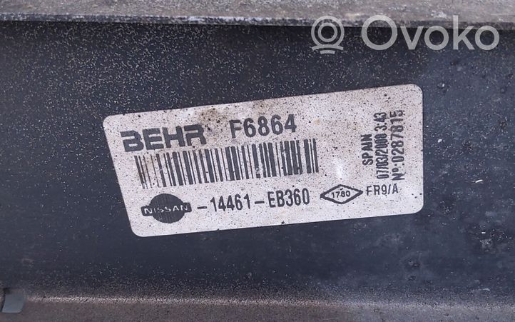 Nissan Navara D40 Välijäähdyttimen jäähdytin 144613B360