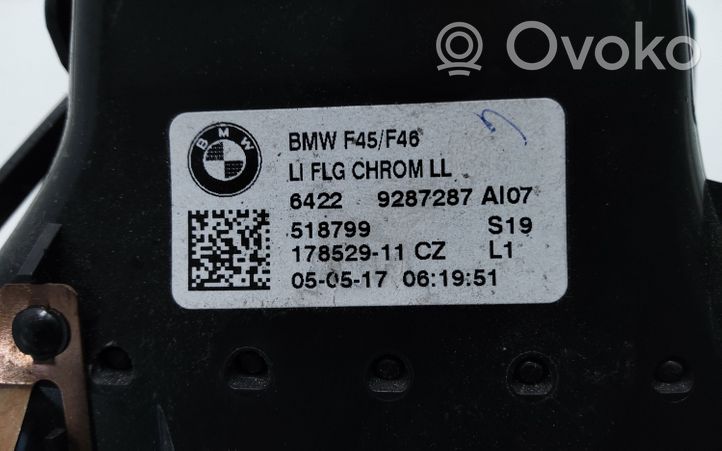 BMW 2 F45 Boczna kratka nawiewu deski rozdzielczej 9287287