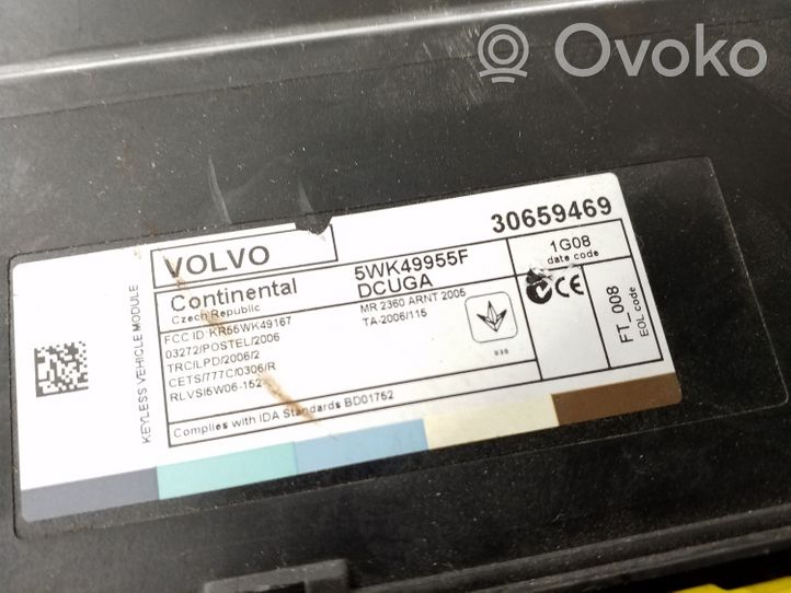 Volvo S60 Beraktės sistemos KESSY (keyless) valdymo blokas/ modulis 30659469