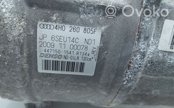 Audi A8 S8 D4 4H Ilmastointilaitteen kompressorin pumppu (A/C) 4H0260805F