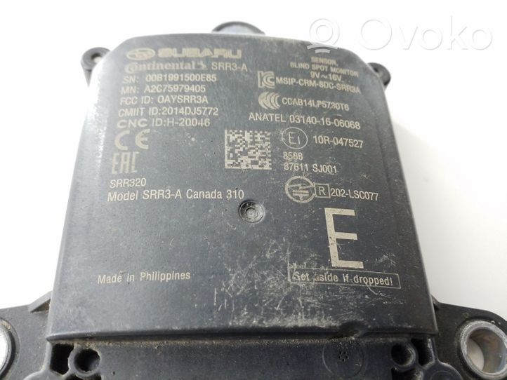 Subaru Forester SK Capteur radar de distance 87611SJ001