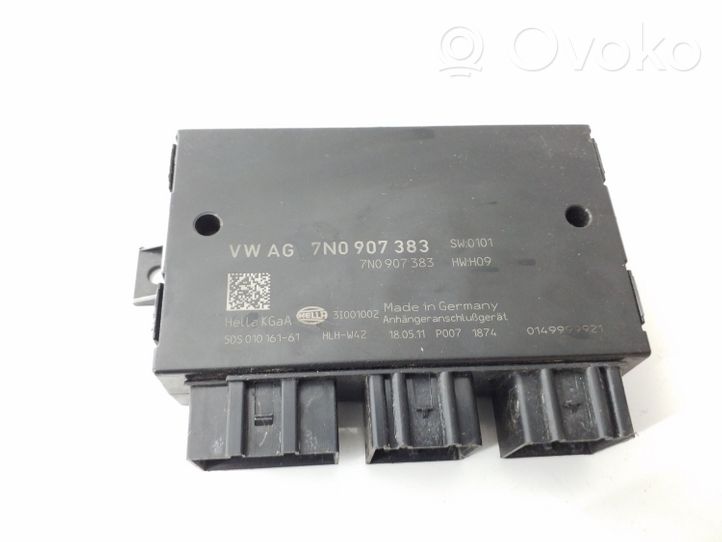 Volkswagen PASSAT B7 Tow bar trailer control unit/module 7N0907383