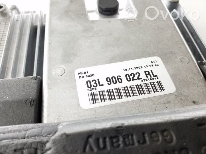 Audi A4 S4 B8 8K Engine control unit/module 03L906022RL