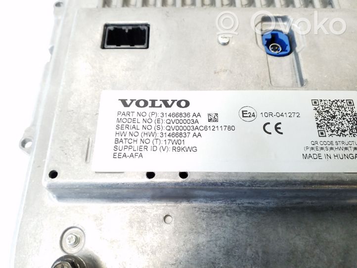 Volvo S90, V90 Monitori/näyttö/pieni näyttö 31466836AA