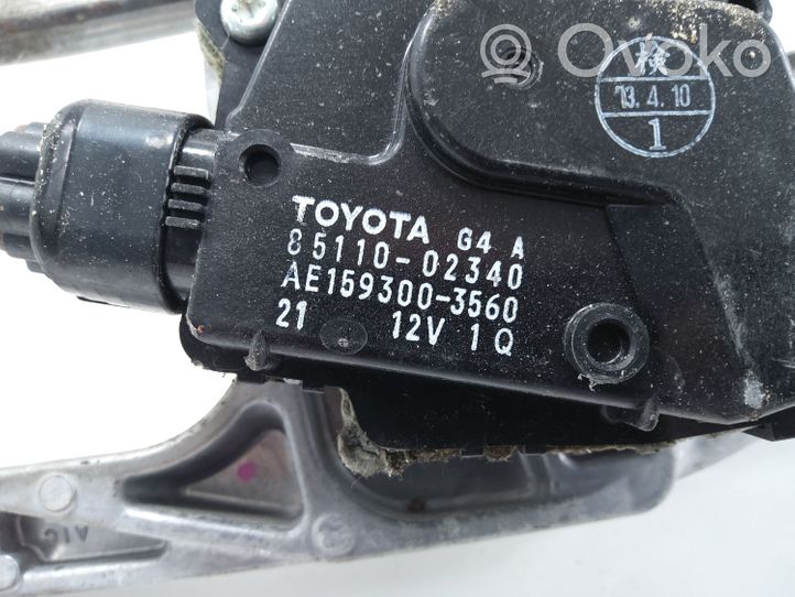 Toyota Auris E180 Tringlerie et moteur d'essuie-glace avant 8511002340