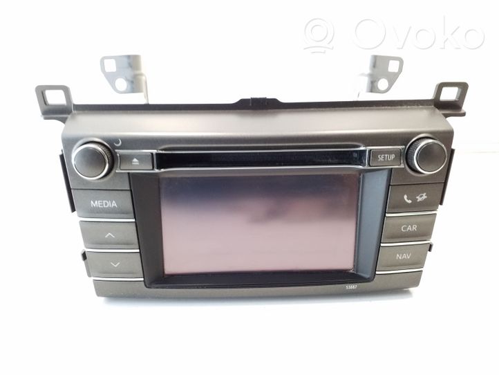Toyota Auris E180 Unidad delantera de radio/CD/DVD/GPS 8614042070