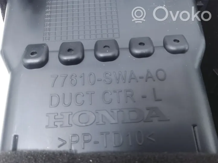 Honda CR-V Dysze / Kratki środkowego nawiewu deski rozdzielczej 77610SWA