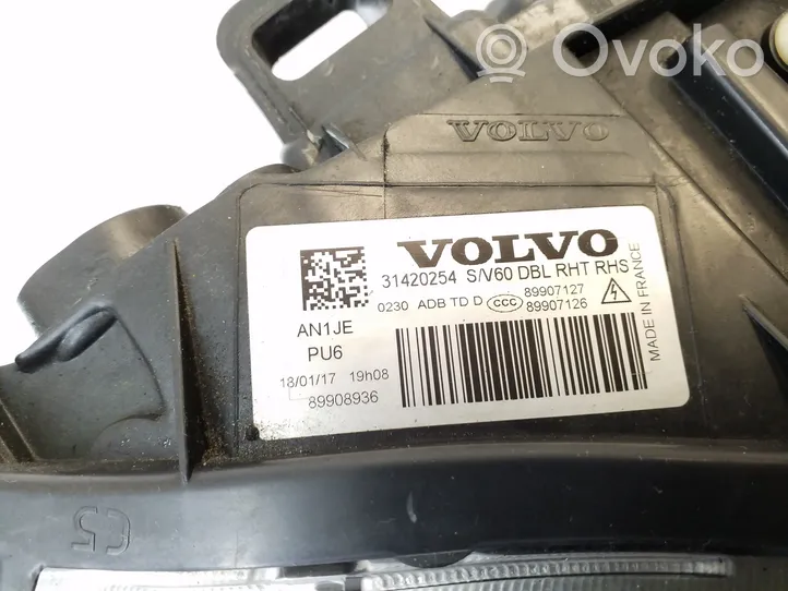 Volvo V60 Phare frontale 31420254