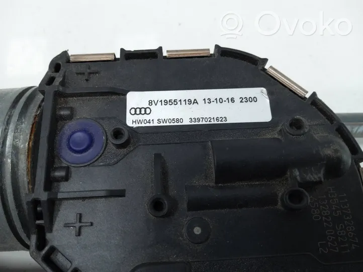 Audi A3 S3 8V Etupyyhkimen vivusto ja moottori 8V1955119A