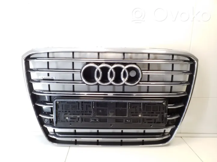 Audi A8 S8 D4 4H Maskownica / Grill / Atrapa górna chłodnicy 4H0853651H