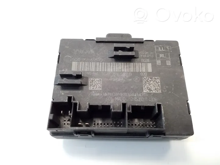 Audi A3 S3 8V Oven ohjainlaite/moduuli 5Q0959595B