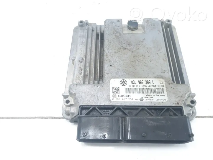 Volkswagen PASSAT B6 Unité de commande, module ECU de moteur 03L907309