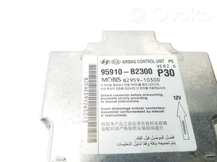 KIA Soul Airbag control unit/module 95910B2300