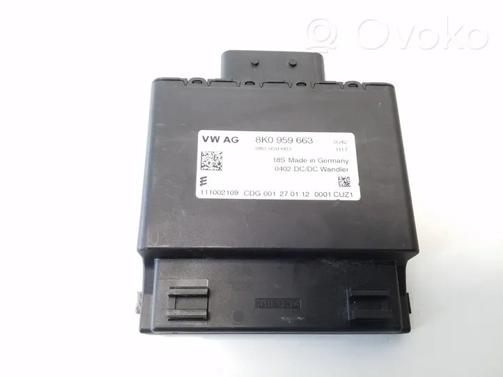 Audi A4 S4 B8 8K Power management control unit 8K0959663